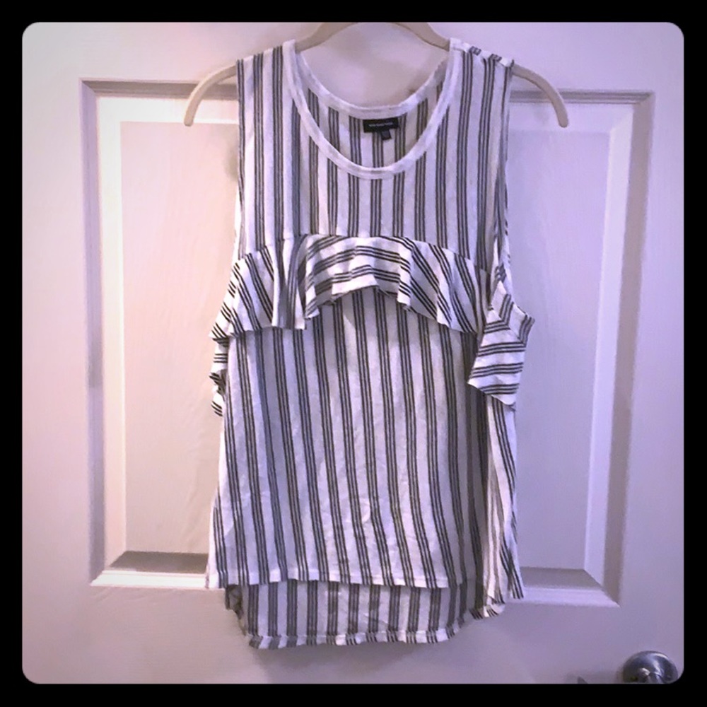 Black and white stripped shirt